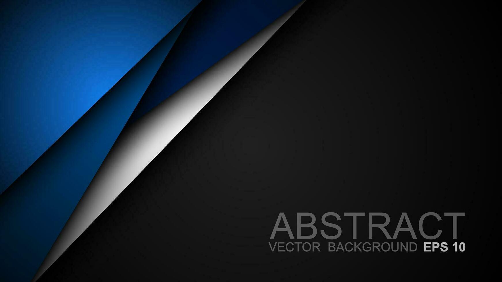 Turquoise green and blue background vector layers overlapping on dark space for background design