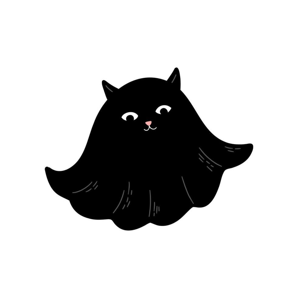 Black Ghost Cats vector