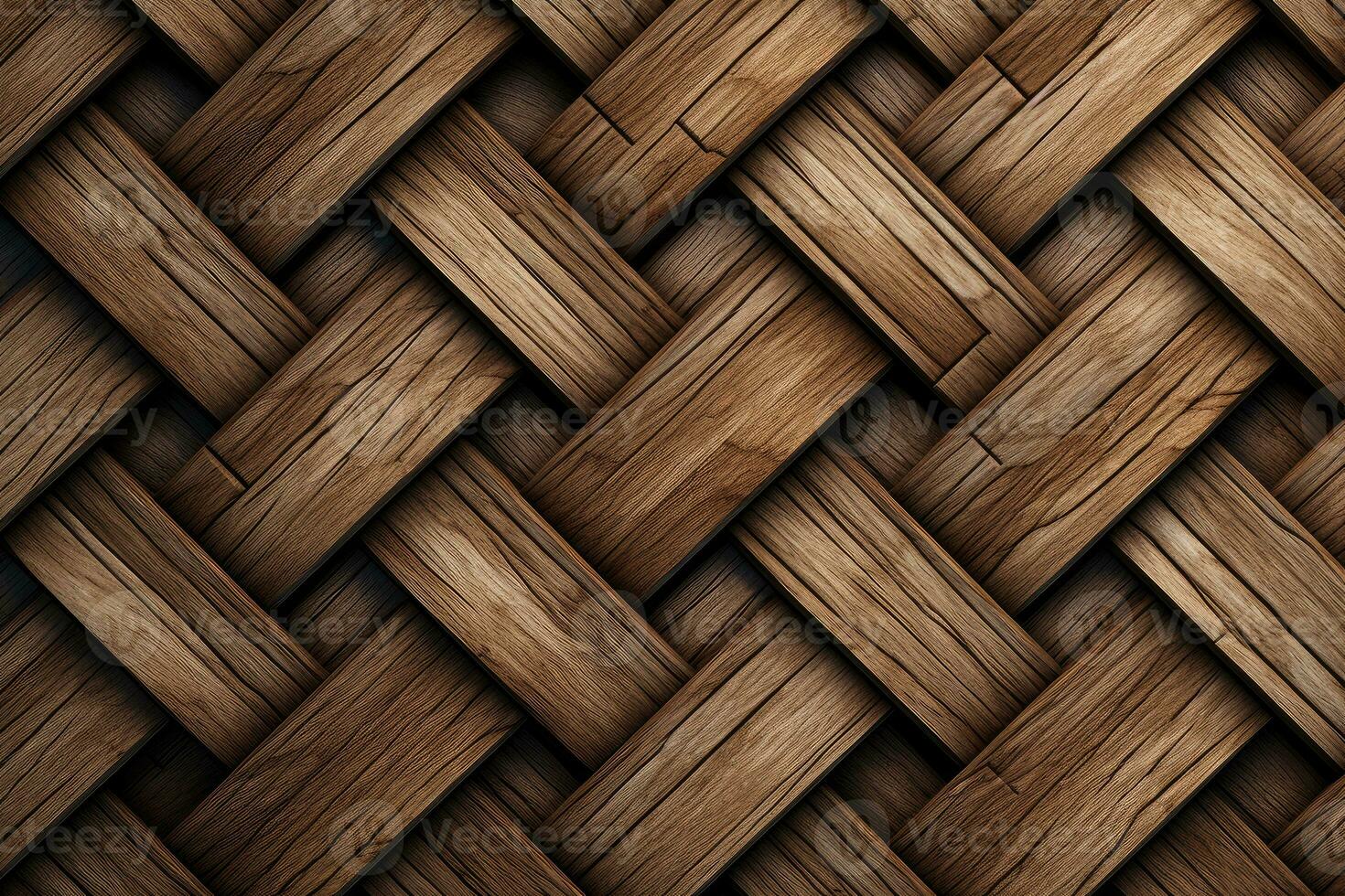 wooden mesh fence background and texture, AI Generated photo