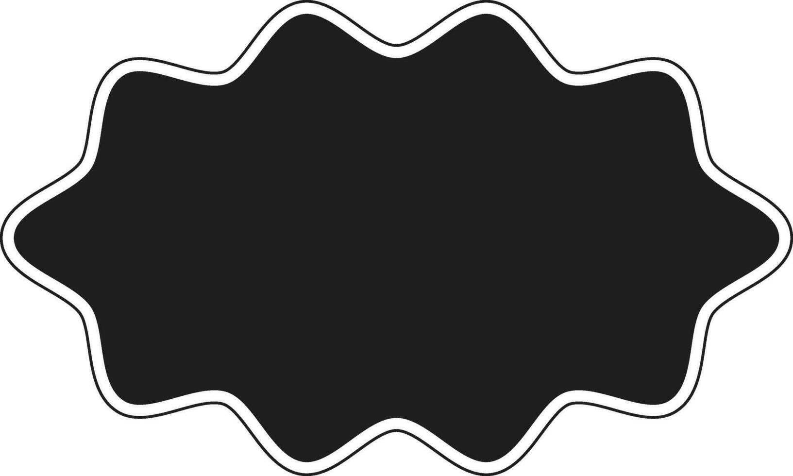 Sunburst label badge 10 wave starburst promo blast stroke stickers vector