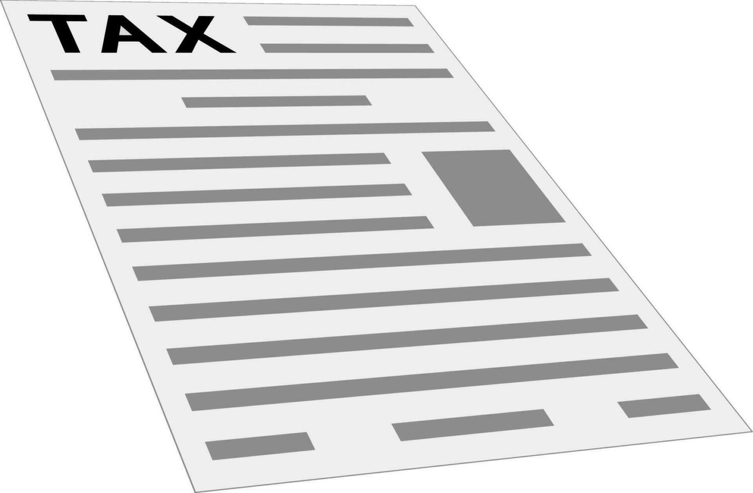 Tax form payment icon first page tax return 27958374 Vector Art at Vecteezy