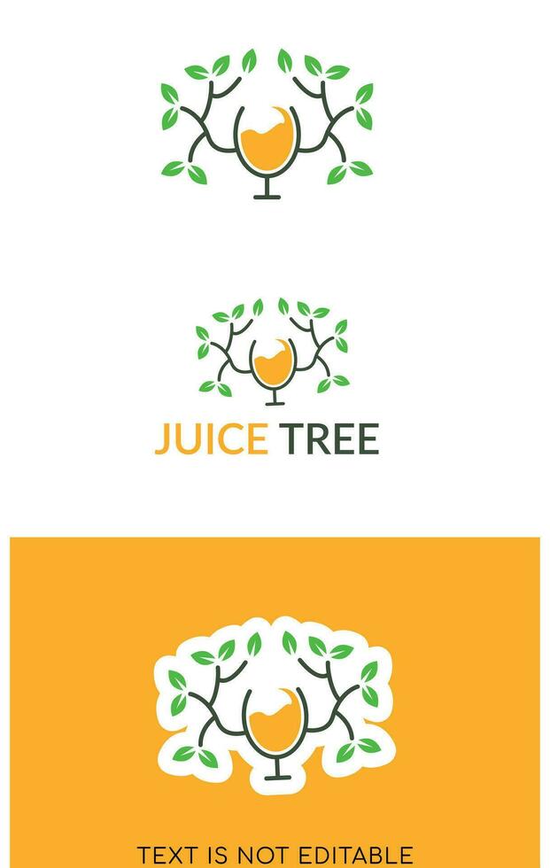 garden of juice vector - juice logo - drink logo