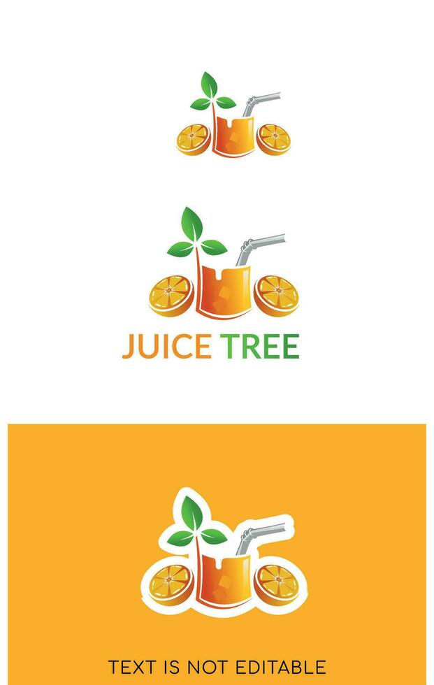 fresh juice free vector - juice logo