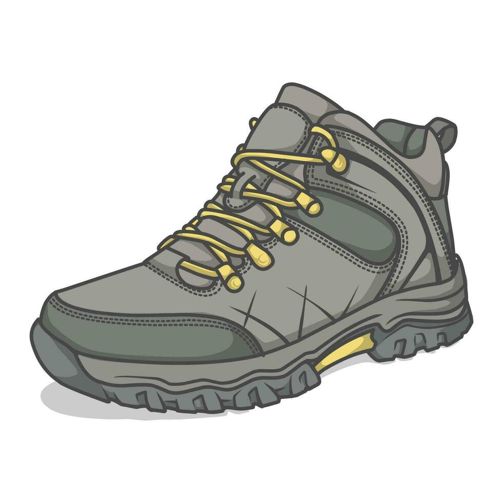 hiker shoes, design for shoes icon vector