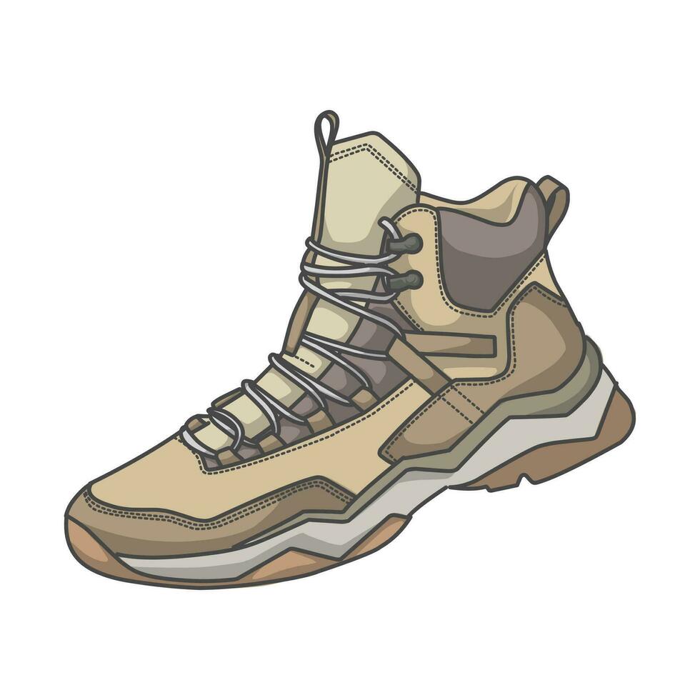 hiker shoes, design for shoes icon vector