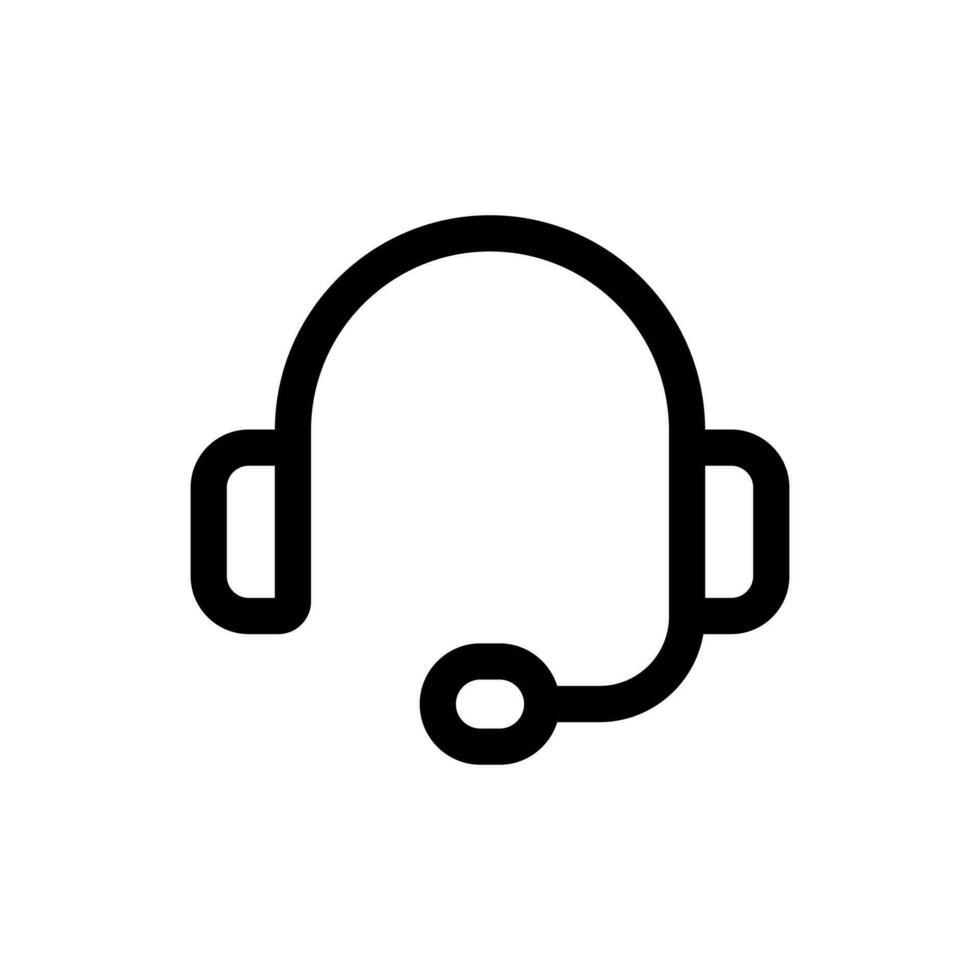 Customer Support icon in trendy flat style isolated on white background. Customer Support silhouette symbol for your website design, logo, app, UI. Vector illustration, EPS10.