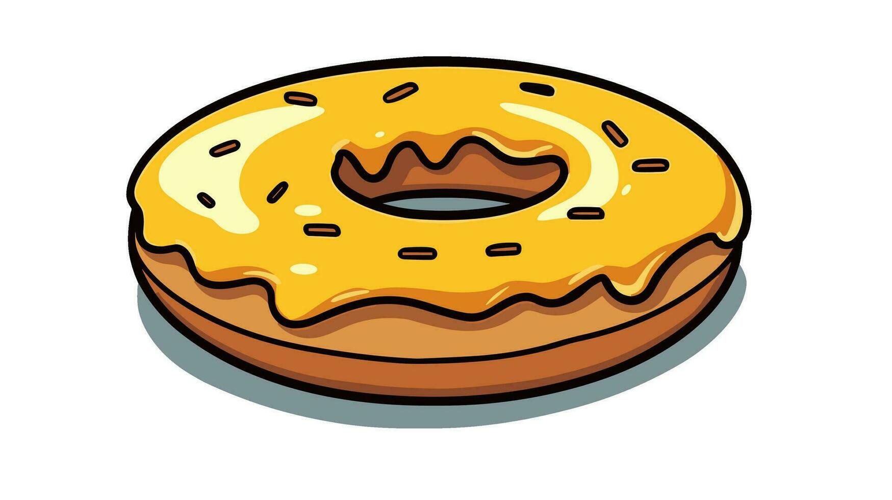 irresistible rosquilla imagen. descubrir un tentador y vistoso tratar en maravilloso detalle vector