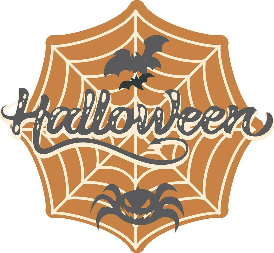 Spiderweb Halloween Decoration Cut File specially prepared for the laser cut and paper cutting machines, creating a range of Halloween-themed decorations, costumes, and accessories. vector