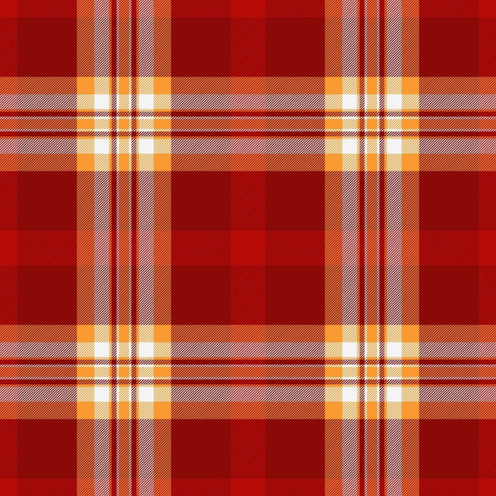 Seamless vector texture of tartan pattern background with a plaid fabric textile check.