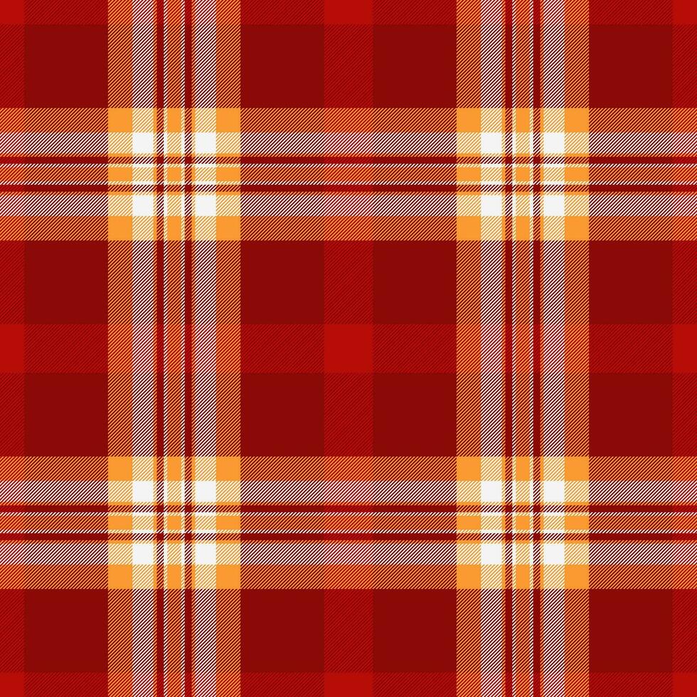 Seamless vector texture of tartan pattern background with a plaid fabric textile check.