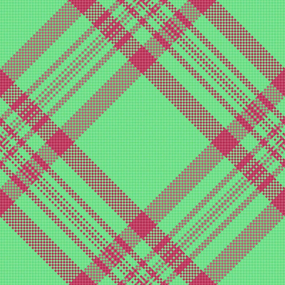 Check tartan plaid of seamless texture vector with a fabric textile background pattern.
