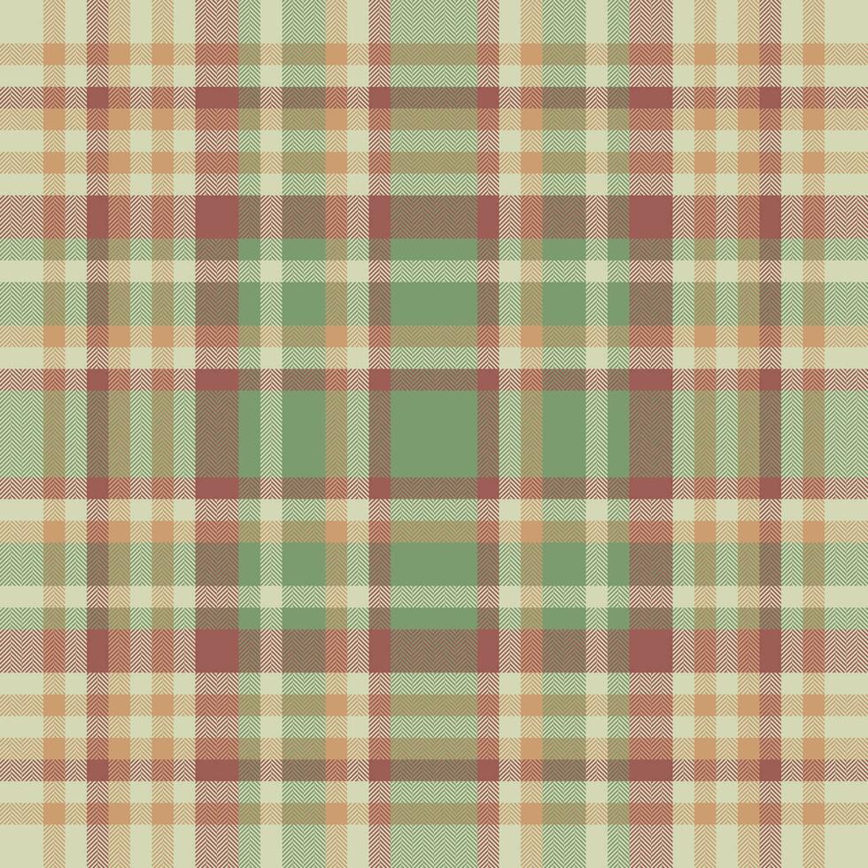 Pattern check texture of tartan vector fabric with a seamless plaid background textile.