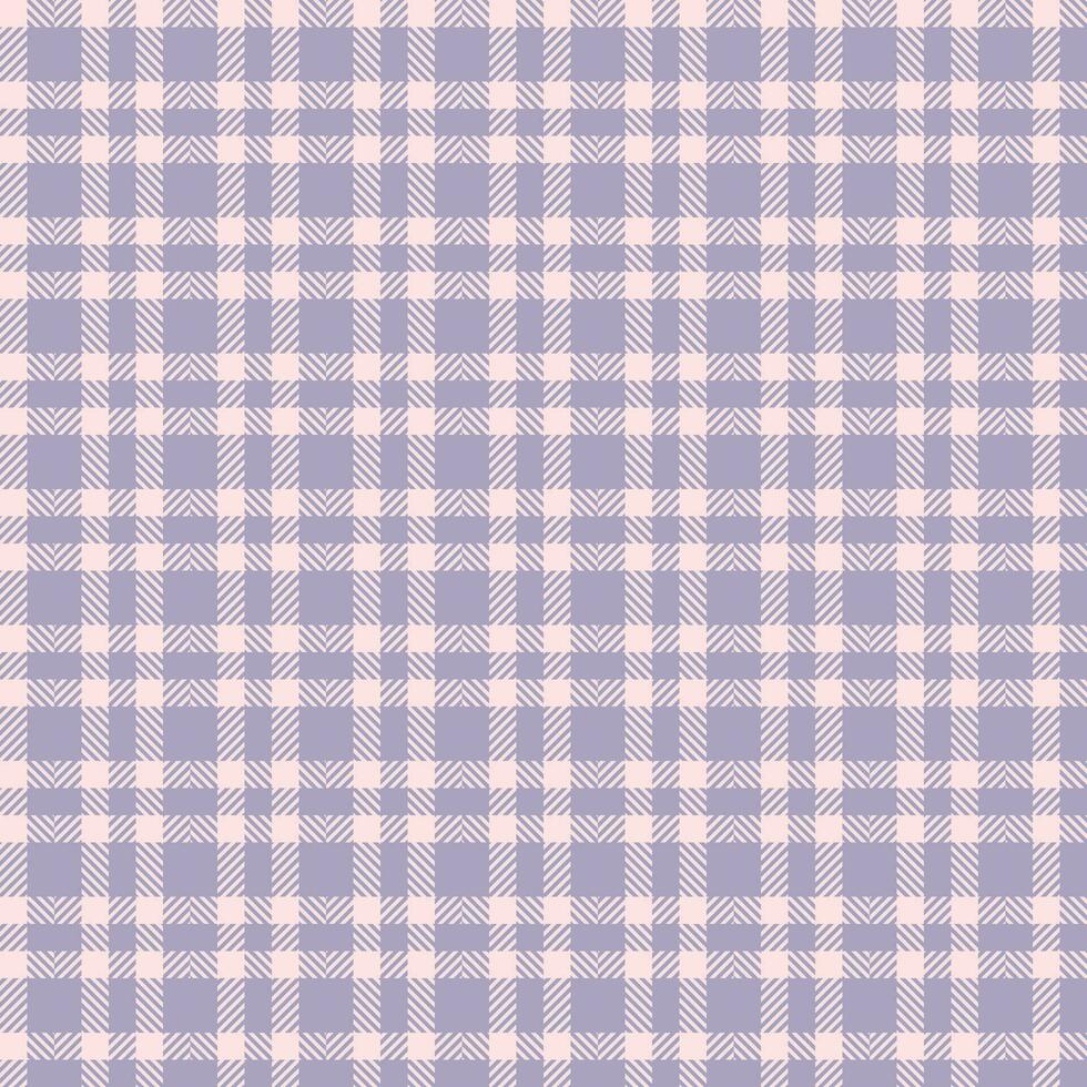 Plaid check pattern. Seamless fabric texture. Tartan textile print. vector