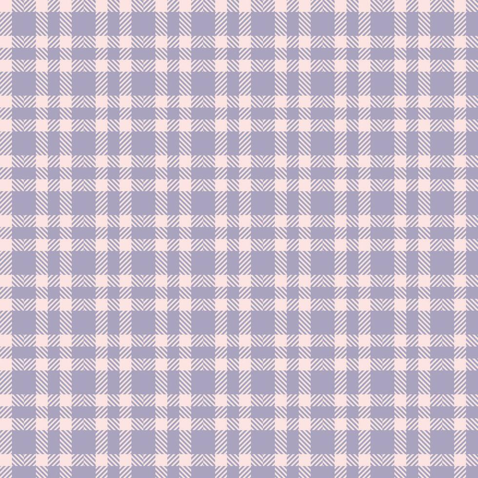 Plaid check pattern. Seamless fabric texture. Tartan textile print. vector