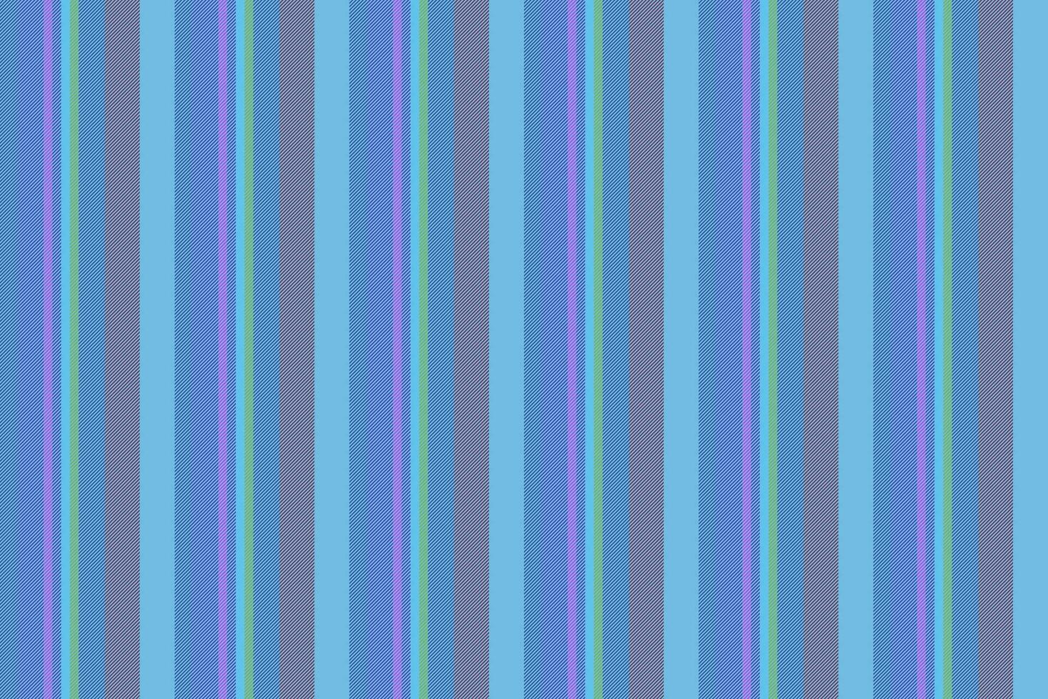 Background stripe vector of seamless textile fabric with a lines vertical pattern texture.
