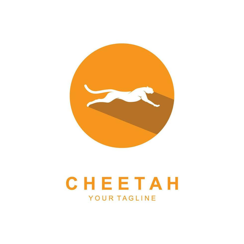 cheetah logo vector illustration