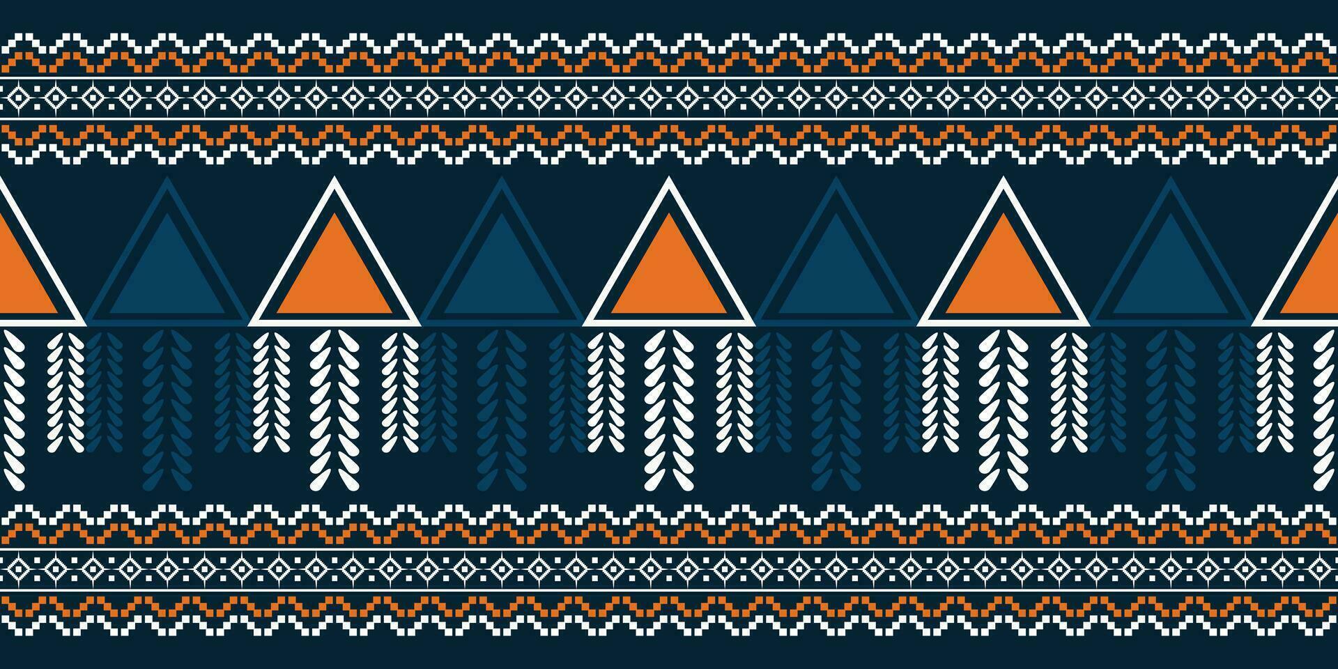 étnico ikat tela modelo geométrico estilo.africano ikat bordado étnico oriental modelo azul antecedentes. resumen,vector,ilustración.textura,ropa,marco,decoración,alfombra,motivo. vector