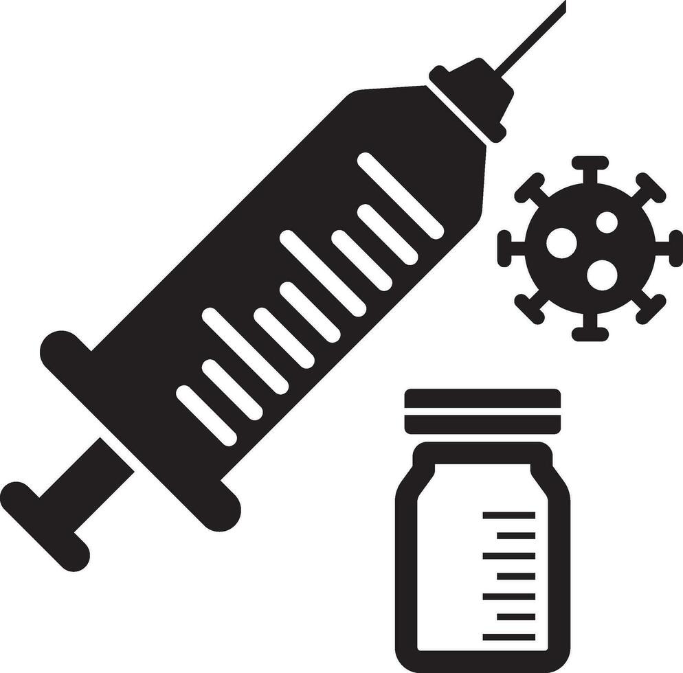 Vaccine vector icon