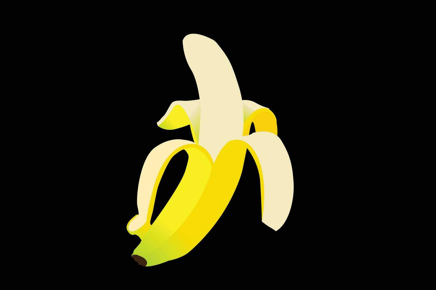 real banan vector Arte en ilustrador .