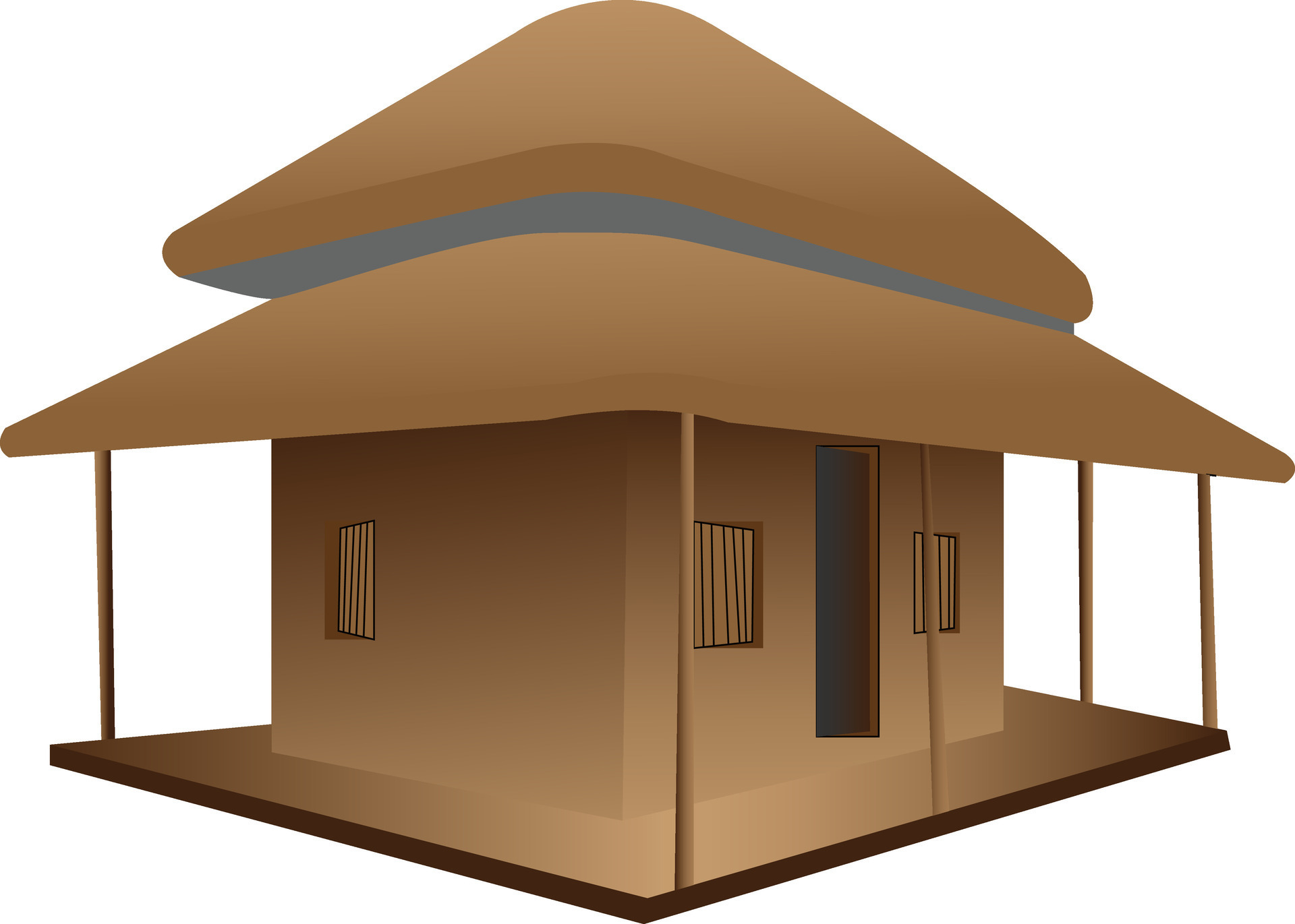 Village House Design Its A Simple House Design 27960951 Vector Art 
