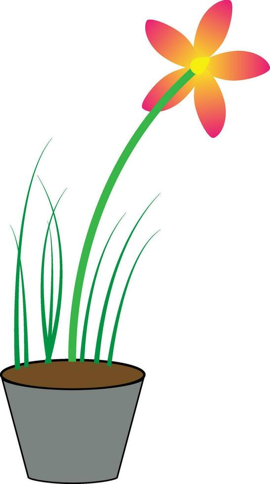 Realistick flower design art in illustrator . vector