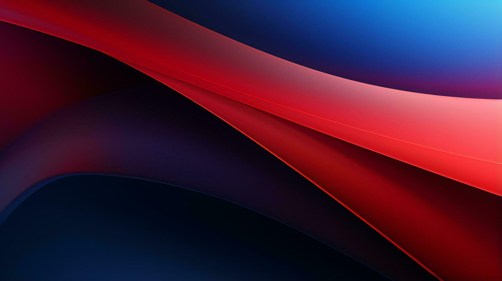 3D dark red and blue abstract wave background photo