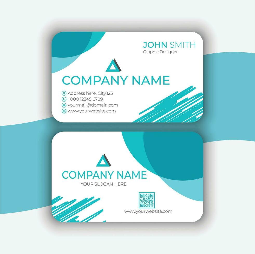 Creative Business Card Design, Vector, Template vector