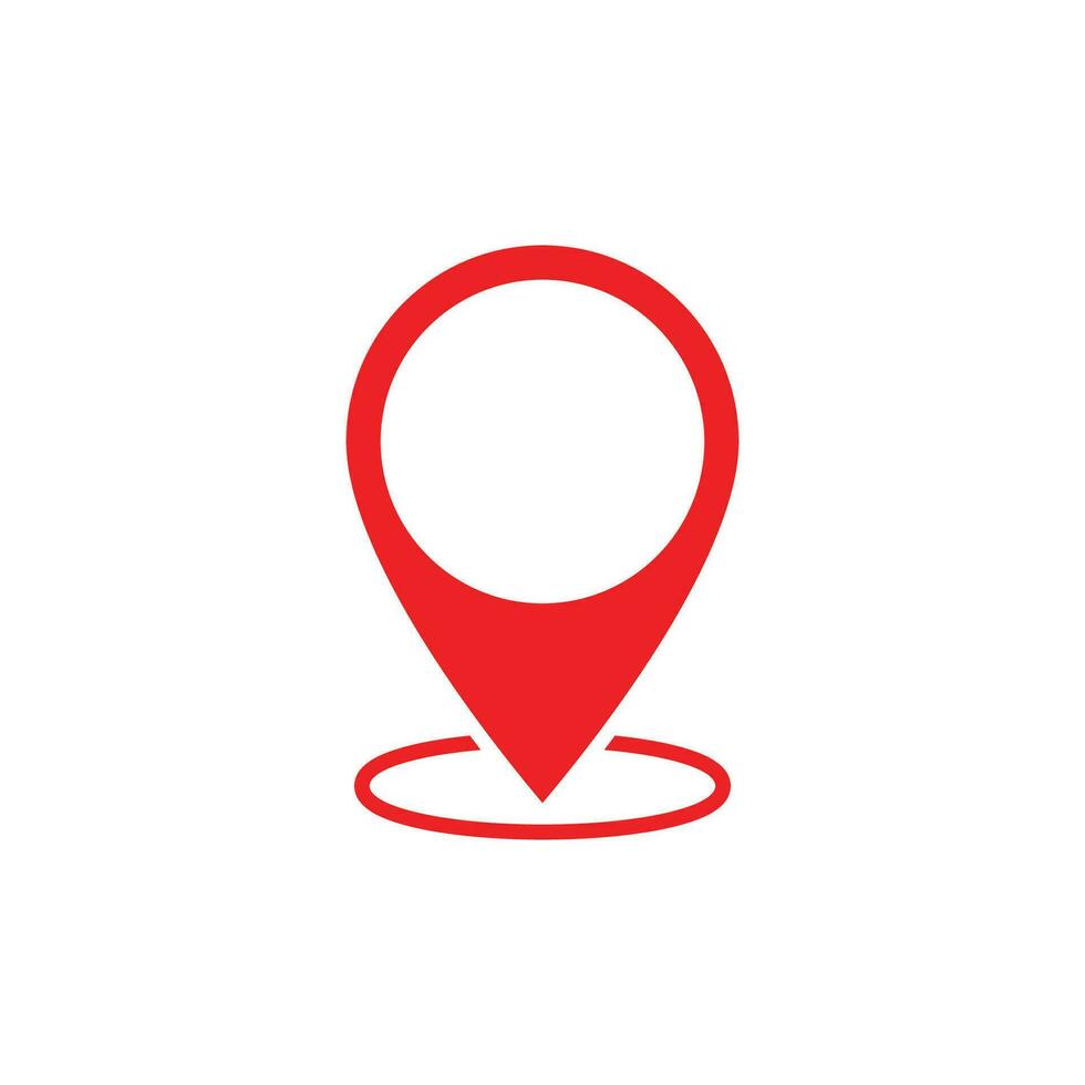 ubicación logo vector ilustración negocio elemento y símbolo