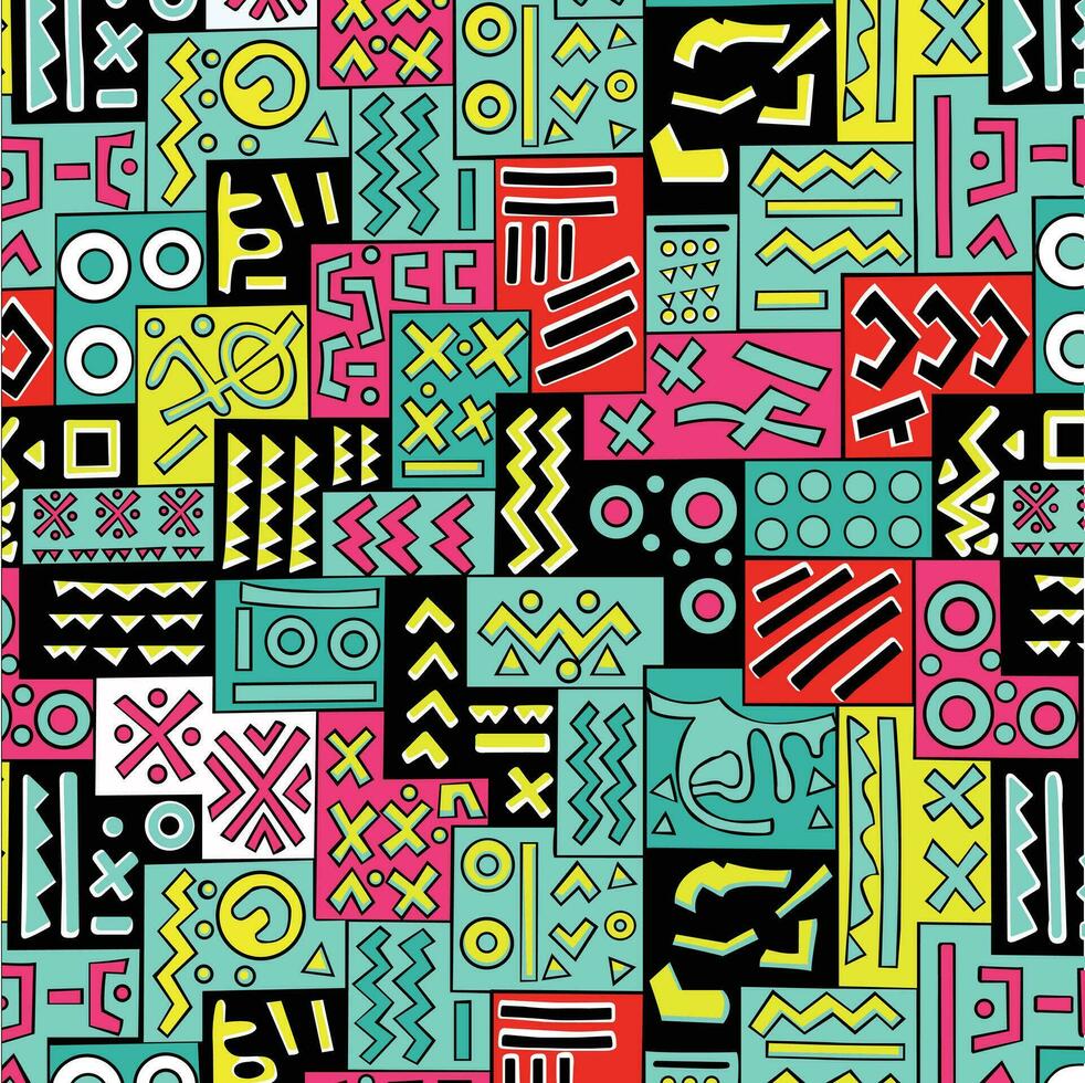 African Abstract Background vector