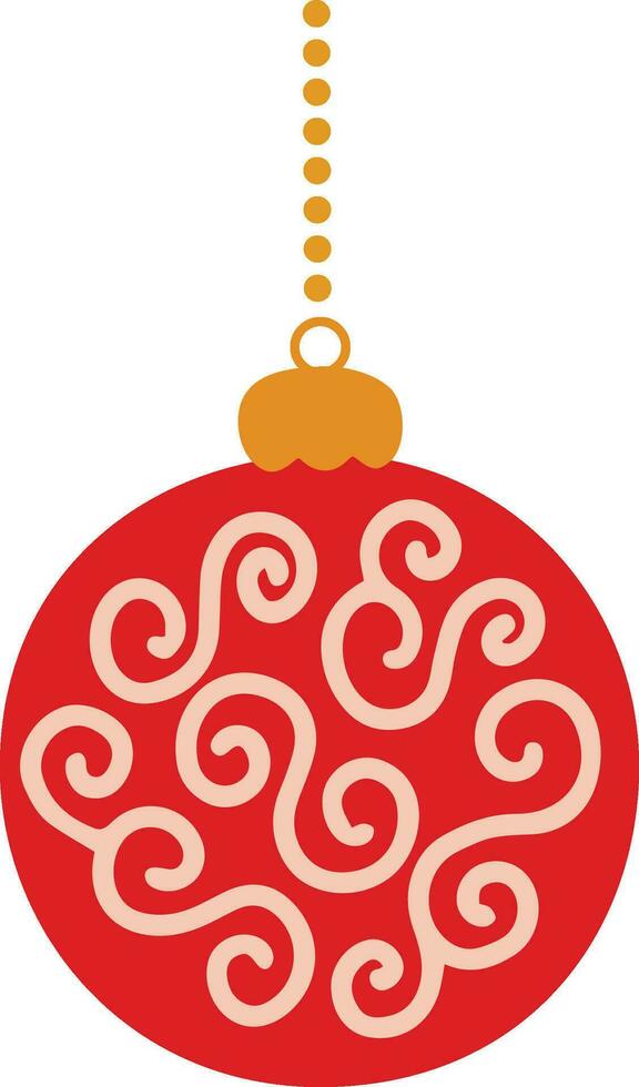 Christmas toy for decorating tree. vector