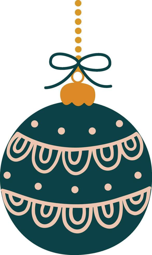 Christmas toy for decorating tree. vector