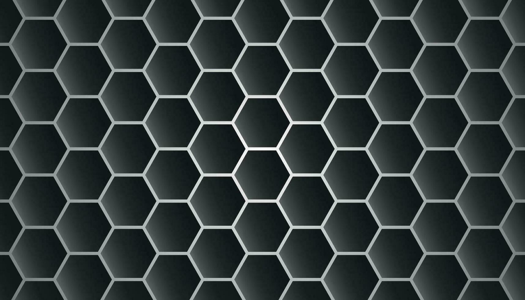 black and grey hexagonal pattern background. background with hexagons. Abstract geometric hexagon gray background. modern seamless hexagon pattern. vector
