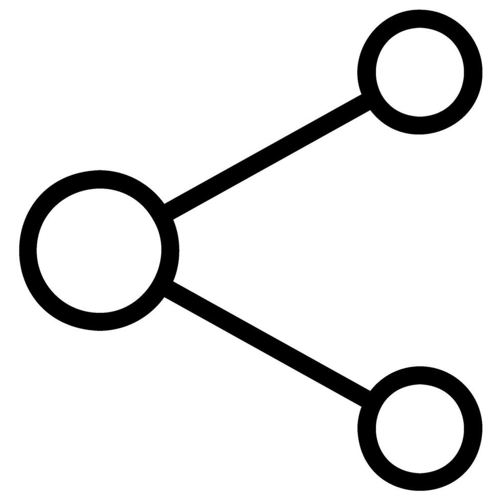 connection line icon vector