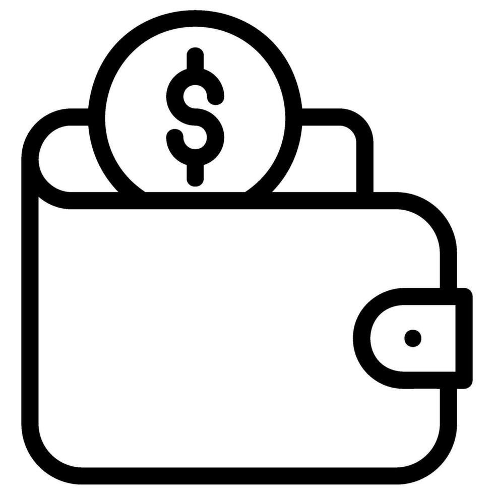 save money line icon vector