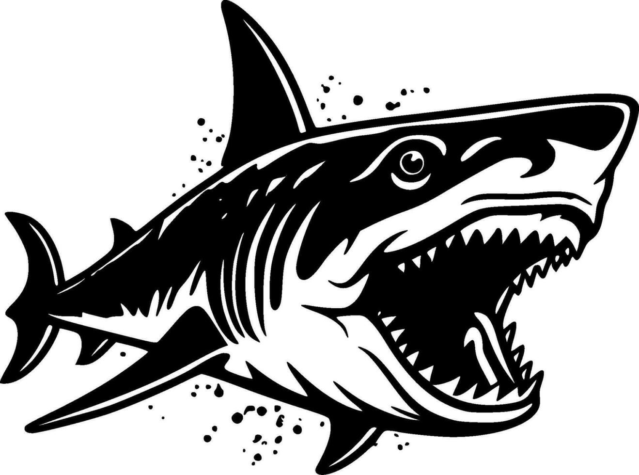 Shark - High Quality Vector Logo - Vector illustration ideal for T-shirt graphic