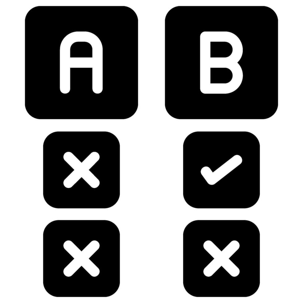 compare glyph icon vector