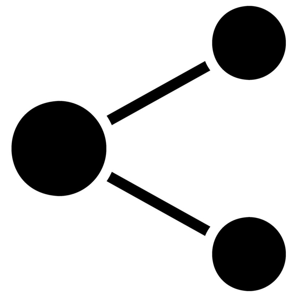 connection glyph icon vector