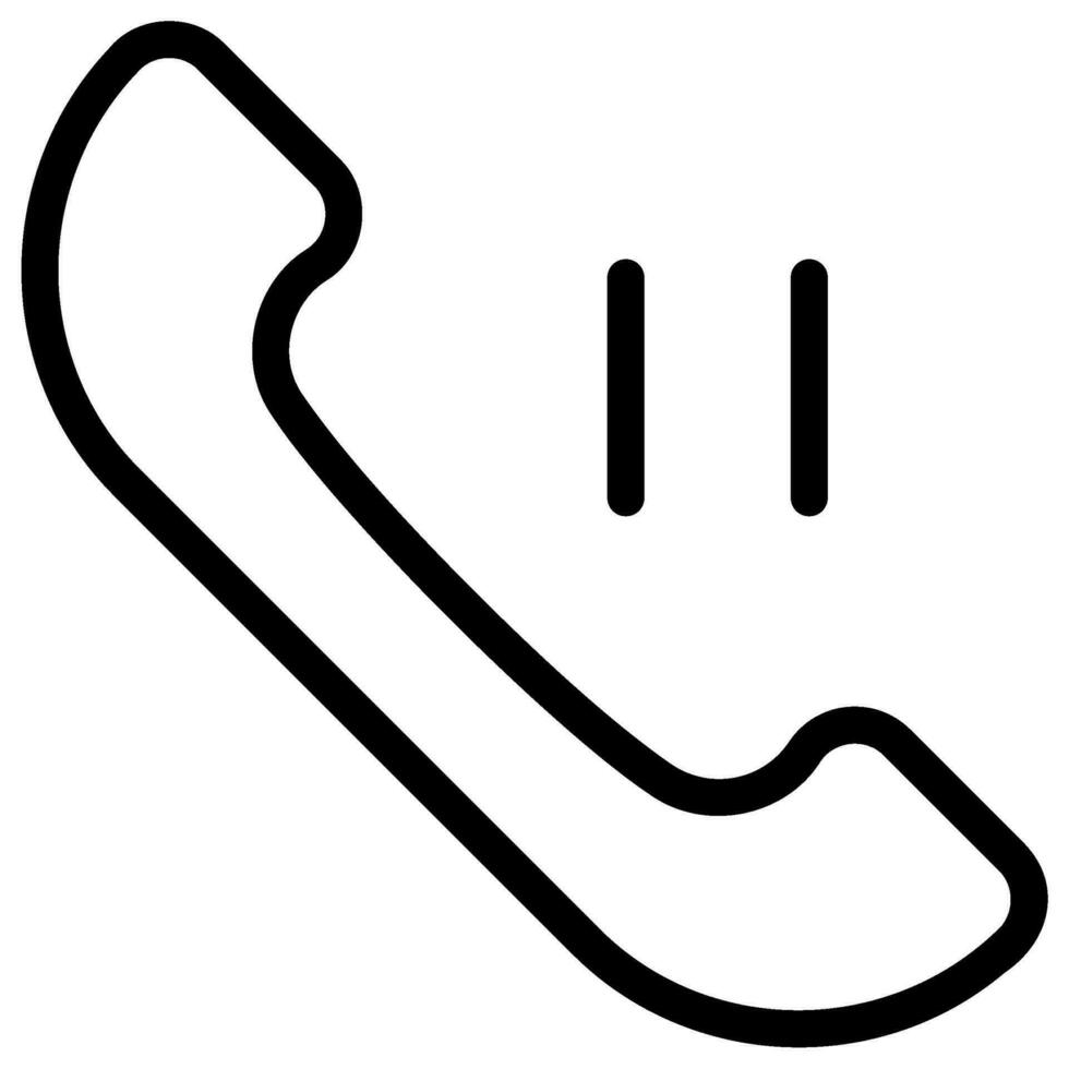 call line icon vector