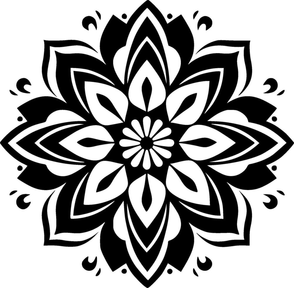 Mandala - High Quality Vector Logo - Vector illustration ideal for T-shirt graphic