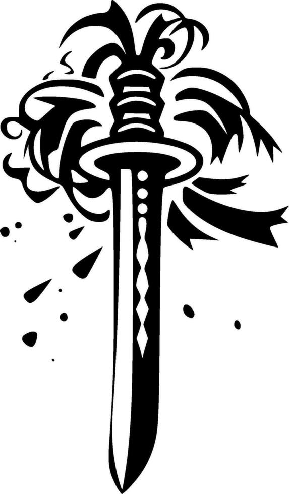 Katana - High Quality Vector Logo - Vector illustration ideal for T-shirt graphic