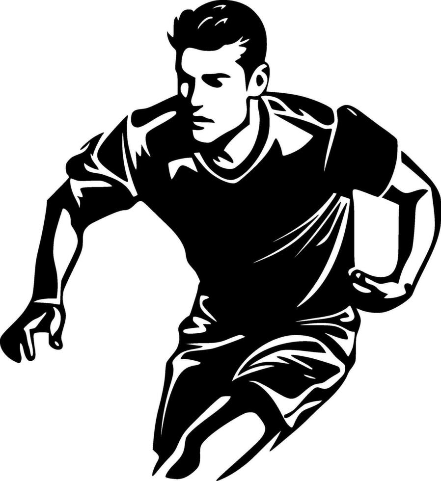 fútbol americano - minimalista y plano logo - vector ilustración