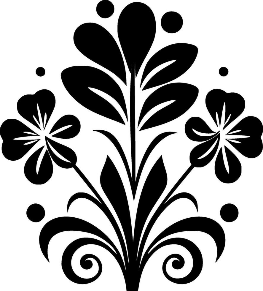 Flower - High Quality Vector Logo - Vector illustration ideal for T-shirt graphic