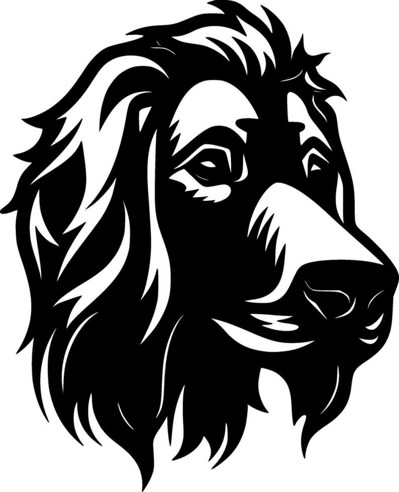 Dog - Black and White Isolated Icon - Vector illustration