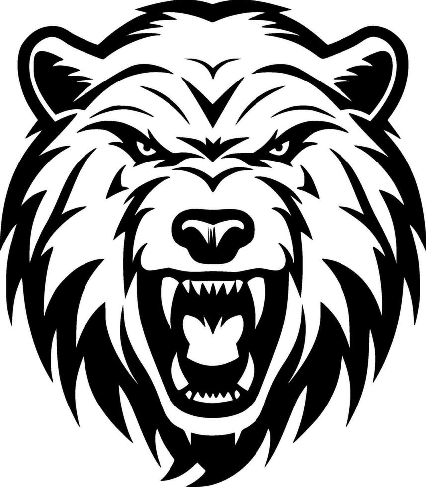 Bear - High Quality Vector Logo - Vector illustration ideal for T-shirt graphic