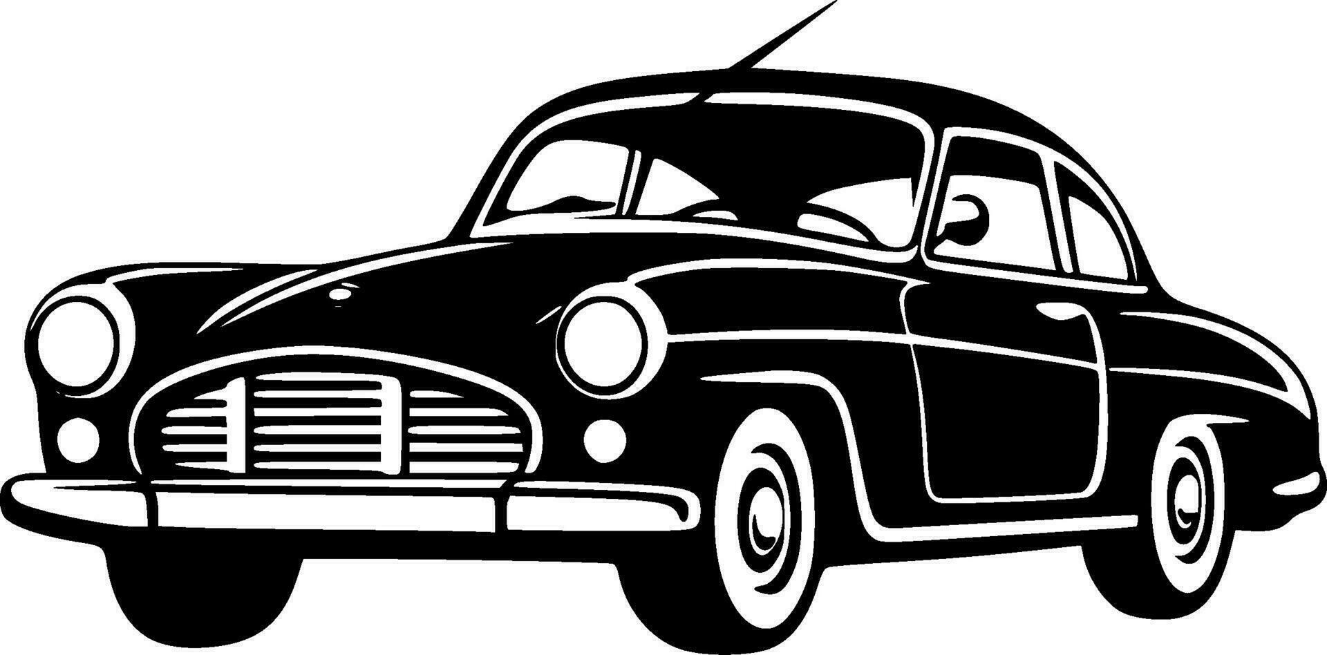 Car - Minimalist and Flat Logo - Vector illustration