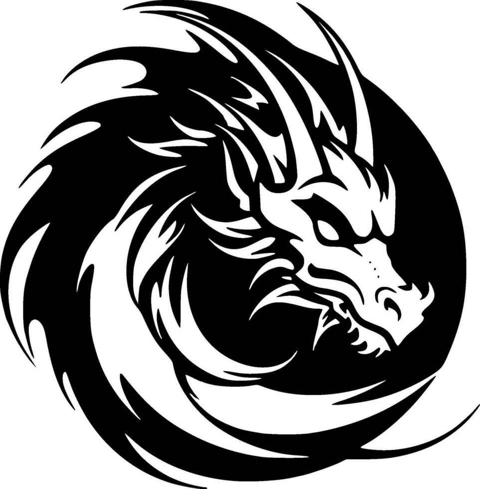 Dragon - High Quality Vector Logo - Vector illustration ideal for T-shirt graphic