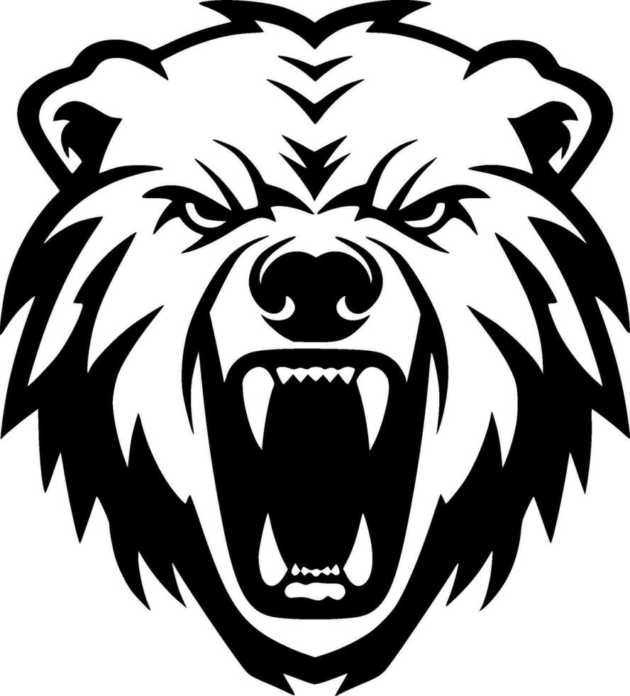 Bear - High Quality Vector Logo - Vector illustration ideal for T-shirt graphic