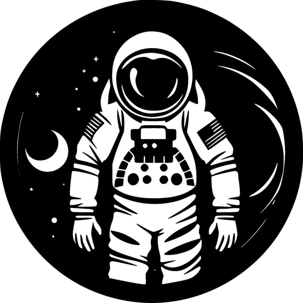 Astronaut - High Quality Vector Logo - Vector illustration ideal for T-shirt graphic