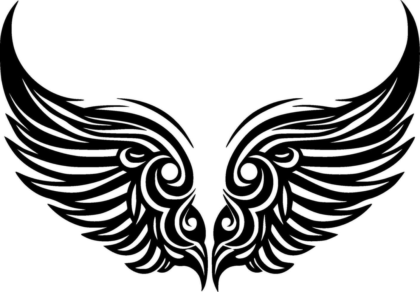 Wings - High Quality Vector Logo - Vector illustration ideal for T-shirt graphic