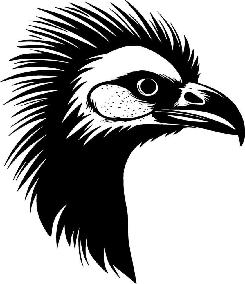 Vulture, Minimalist and Simple Silhouette - Vector illustration